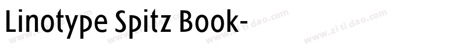Linotype Spitz Book字体转换